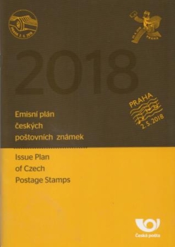 ČZ Emisní plán českých poštovních známek 2018